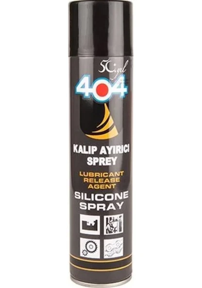 404 Silikonlu Kalıp Ayırıcı ve Yağlayıcı Sprey 400ml ürün görseli 1