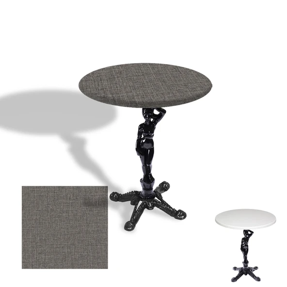 Çipa 1003 Döküm Ayak Yuvarlak Masa Çap 70cm - (Werzalit, Wermodin ve Allzalit Tabla) - Twister ürün görseli 1