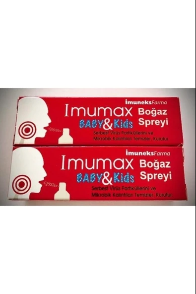 Imumax 3 Yaş Ve Üstü Boğaz Spreyi - 20 ml 2 Adet ürün görseli 1