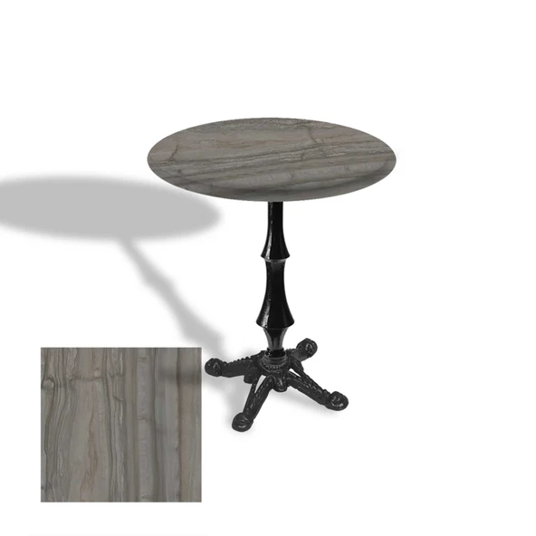 Çipa 1012 Döküm Ayak Yuvarlak Masa Çap 70cm - (Werzalit, Wermodin ve Allzalit Tabla) - Magma ürün görseli 1