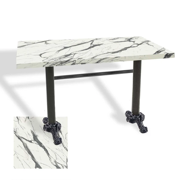 Çipa Laminat Tabla Masa (70X110) - Afyon Marble ürün görseli 1