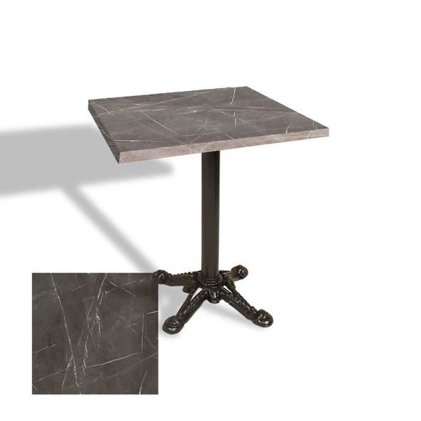 Çipa Laminat Kare Masa 80x80 ESB - Dark Emperador ürün görseli 1