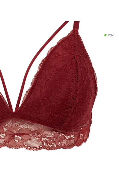 Defacto Fall In Love Dantel Detaylı Pedli Bralet ürün görseli 1