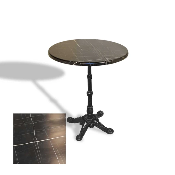 Çipa 1002 Döküm Ayak Yuvarlak Masa Çap 90cm - (Werzalit, Wermodin ve Allzalit Tabla) - Palazzo ürün görseli 1