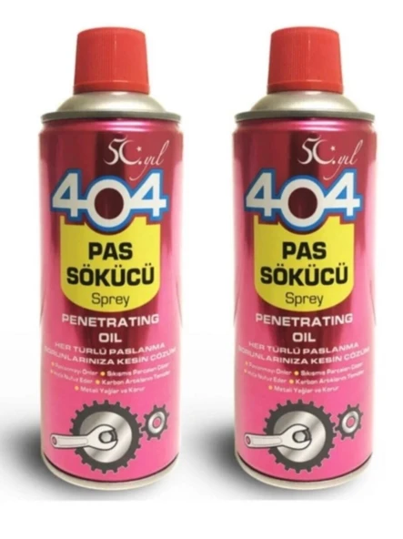 404 Pas Sökücü Sprey 400 Ml. 2 Adet ürün görseli 1