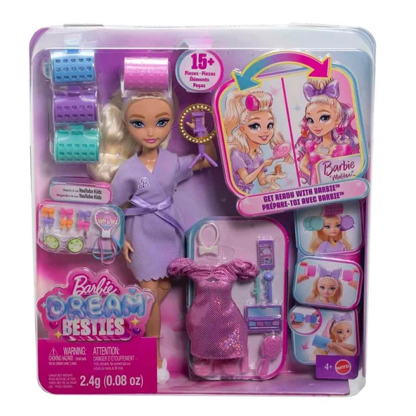 Mattel Barbie Dream Besties Malibu Bebek ve Akseusarları JGG37 JGG38 ürün görseli 1