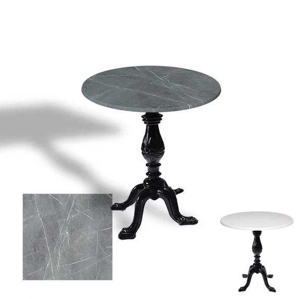Çipa 1001 Döküm Ayak Yuvarlak Masa Çap 90cm - (Werzalit, Wermodin ve Allzalit Tabla) - Light Temperado ürün görseli 1