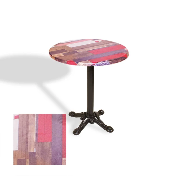 Çipa Döküm Ayak Yuvarlak Masa Çap 80cm - (Werzalit, Wermodin ve Allzalit Tabla) - Redwood ürün görseli 1