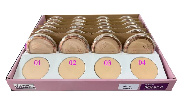 Madam Milano Mat Pudra 01 - Matte Powder ürün görseli 1