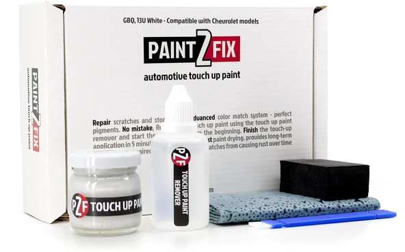 Paint 2 Fix Metalik Beyaz Otomobil Rötuş Boya Polisaj Seti ürün görseli 1