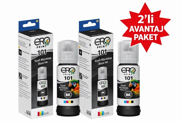 Epson EcoTank L6170 Siyah Muadil Mürekkep 2'li Avantaj Paket ürün görseli 1