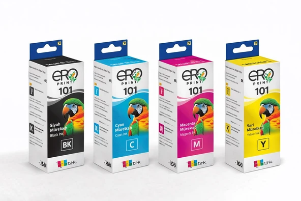 Epson EcoTank L6160 4 Renk Muadil Mürekkep Set ürün görseli 1