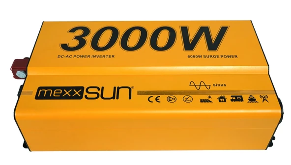Mexxsun 12V 3000W Tam Sinüs Inverter - Resim 3