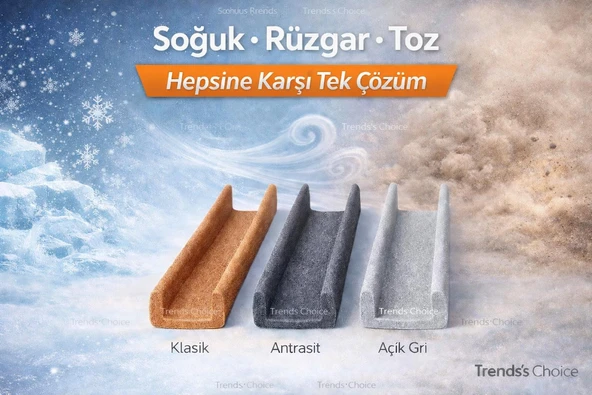 3 Adet Kapı Altı Rüzgar, Soğuk ve Toz Önleyici Yalıtım Süngeri 3 Renk Seçeneği ürün görseli 1