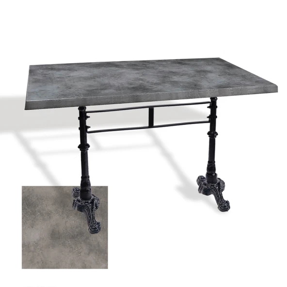 Çipa 3002 Döküm Ayak Masa 70x120 cm - (Werzalit, Wermodin ve Allzalit Tabla) - Copperfield ürün görseli 1
