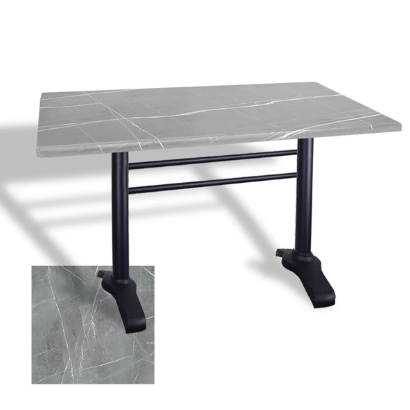 Çipa 3010 Döküm Ayak Masa 80x140 cm - (Werzalit, Wermodin ve Allzalit Tabla) - Light Temperado ürün görseli 1