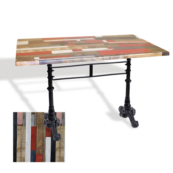 Çipa 3002 Döküm Ayak Masa 80x140 cm - (Werzalit, Wermodin ve Allzalit Tabla) - Redwood ürün görseli 1