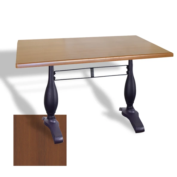 Çipa 3011 Döküm Ayak Masa 70x120 cm - (Werzalit, Wermodin ve Allzalit Tabla) - Koyu Ahşap ürün görseli 1