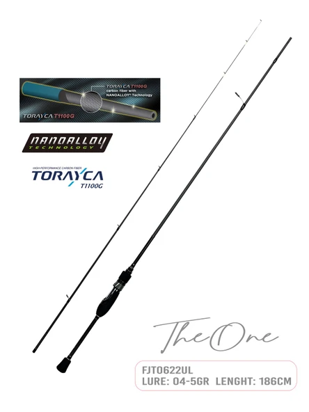 Fujin Fujin TheOne 186cm 04-5gr LRF Kamışı 622UL ürün görseli 1