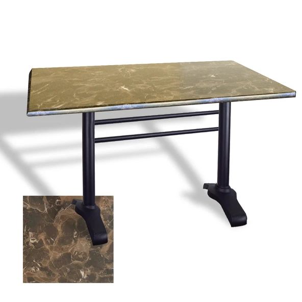 Çipa 3010 Döküm Ayak Masa 70x120 cm - (Werzalit, Wermodin ve Allzalit Tabla) - Karacabey Mermer ürün görseli 1