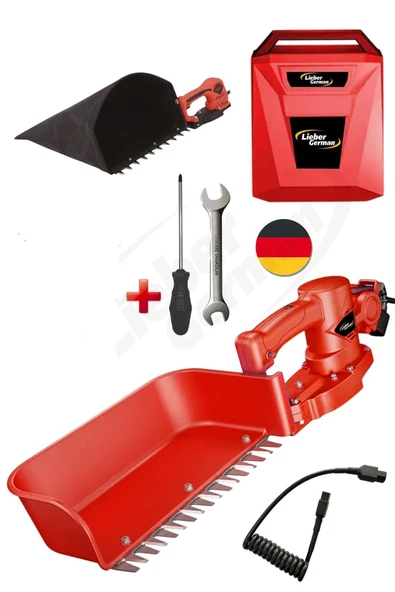 Lieber German Teknoloji 24V 12Ah Sırt Çantalı 10 Saat Kullanım Şarjlı Akülü Çay Kesme Biçme Toplama Makinesi ürün görseli 1