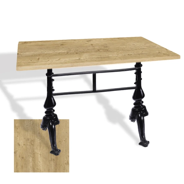 Çipa 3001 Döküm Ayak Masa 70x120 cm - (Werzalit, Wermodin ve Allzalit Tabla) - Avalone Pine ürün görseli 1