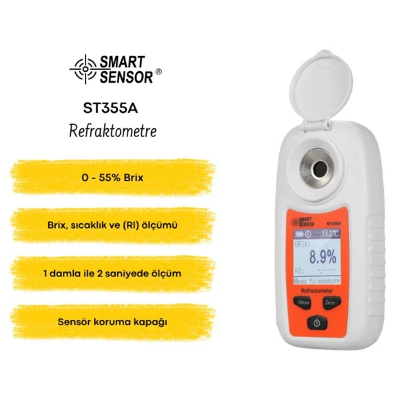 Smart Sensor ST355A Dijital Refraktometre - Resim 3
