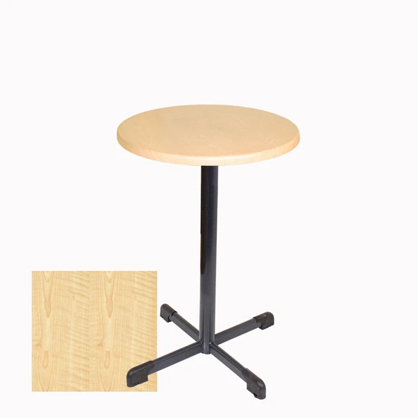 Bistro Masa Halley - (Werzalit, Wermodin ve Allzalit Tabla 70 cm çap) - Akçaağaç ürün görseli 1