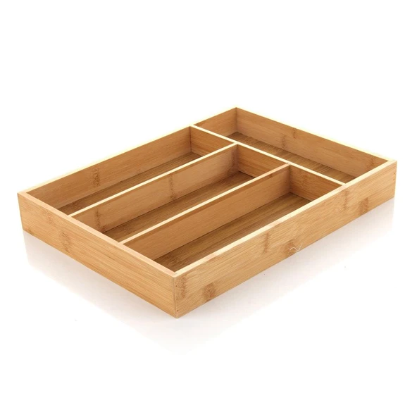 Bambu Çekmece İçi Kaşıklık Organizer | 33 × 25 cm ürün görseli 1