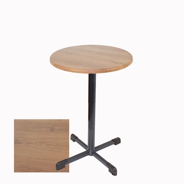 Bistro Masa Halley - (Werzalit, Wermodin ve Allzalit Tabla 70 cm çap) - Novagento ürün görseli 1