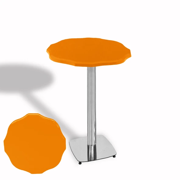 Papatya Bistro Wermodin Masa Yuvarlak 67 cm (Kromnikel) - Tangarin ürün görseli 1