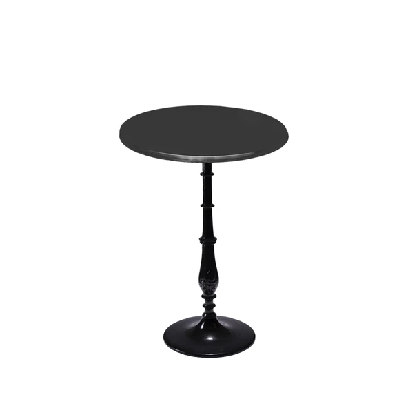 Bistro Döküm Ayak Çipa-6006 Masa -  (Werzalit, Wermodin ve Allzalit Tabla 70 cm çap) - Siyah ürün görseli 1