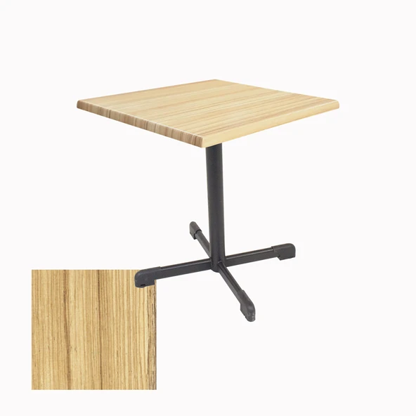 Halley Kare Masa 80x80 cm - (Werzalit, Wermodin ve Allzalit Tabla) - Coco Bolo ürün görseli 1