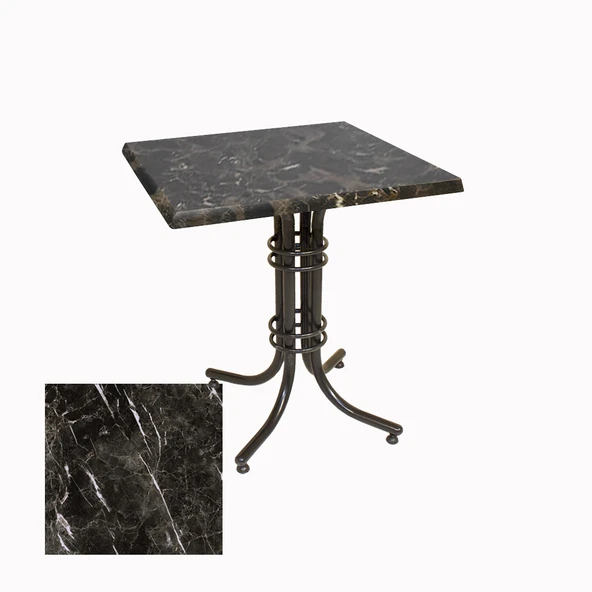 Buket Kare ESB Masa 80x80cm - (Werzalit, Wermodin ve Allzalit Tabla) - Teramo ürün görseli 1
