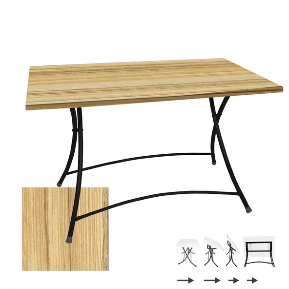 Modern Katlanır Masa 70x120 cm - (Werzalit, Wermodin ve Allzalit Tabla) - Coco Bolo ürün görseli 1