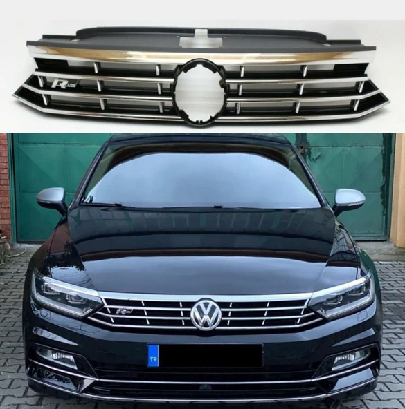Vw Passat B8 Rline Ön Panjur Izgara 2015-2018 arası uyumlu ürün görseli 1