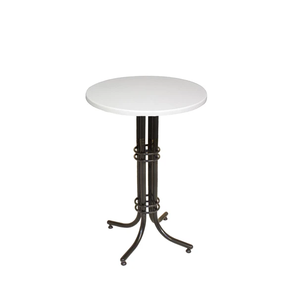 Bistro Masa Buket - (Werzalit, Wermodin ve Allzalit Tabla 60 cm çap) - Beyaz ürün görseli 1