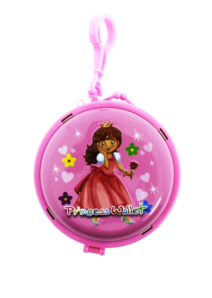 Prenses Pembe Metal Cüzdan ürün görseli 1