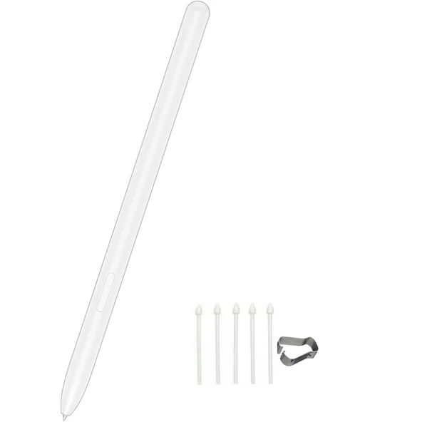 Samsung Galaxy Tab S9 Fe Plus S9 Plus S9 Ultra S9 Fe Uyumlu Spen Stylus Tablet Kalemi Yedek Uç Seti  Beyaz ürün görseli 1