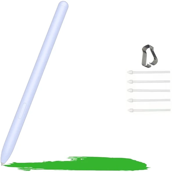 Samsung Galaxy Tab S6 Lite P610 P620 İle Uyumlu Spen Stylus Tablet Kalemi Yedek Uç Seti  Mavi ürün görseli 1