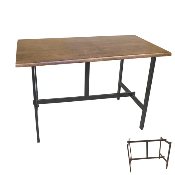 Capella Mutfak Masası 80x140 ESB (Werzalit, Wermodin ve Allzalit Tabla) - Rustik Dark ürün görseli 1