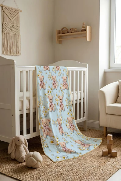 Soft Touch Termal Bebek Battaniyesi CBT0014
 RENKLİ 100 X 150 ürün görseli 1