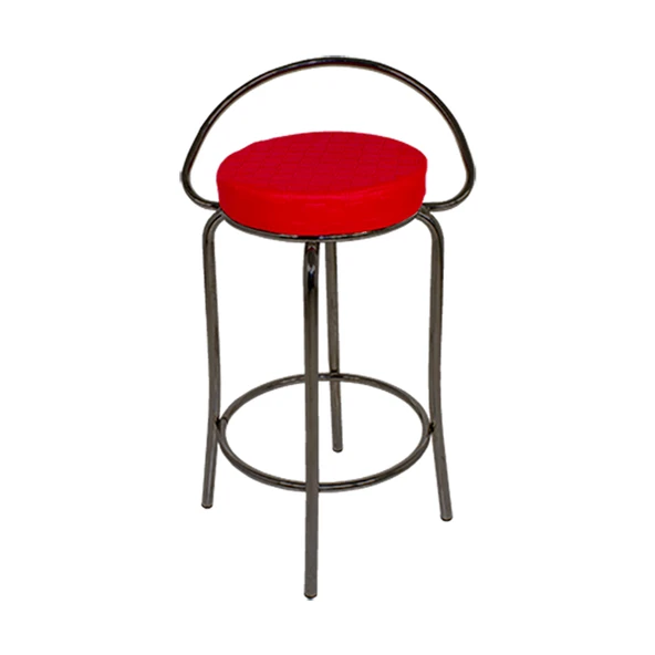 Bar Taburesi Arkalıklı (ESB) - Kırmızı ürün görseli 1