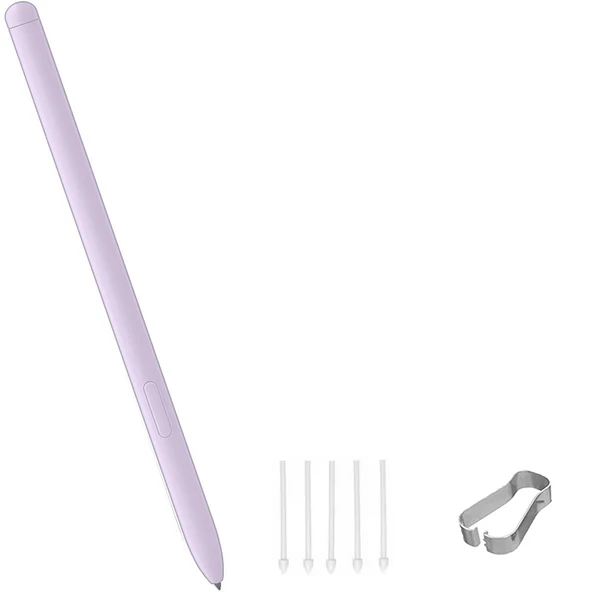 Samsung Galaxy Tab S10 FE 10.9" S10 FE Plus 13.1" Uyumlu Spen Stylus Tablet Kalemi Yedek Uç Seti  Lila ürün görseli 1