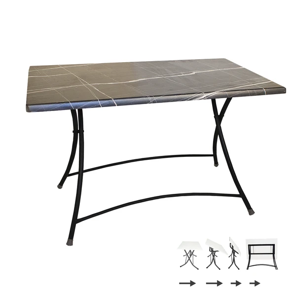 Modern Katlanır Masa 70x120 cm - (Werzalit, Wermodin ve Allzalit Tabla) - Palazzo ürün görseli 1