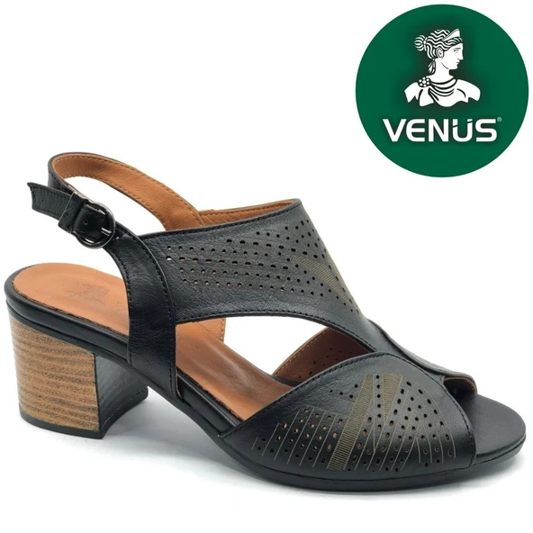 Venüs Limbati Hakiki Deri Comfort Ortopedik Kadın Sandalet ürün görseli 1