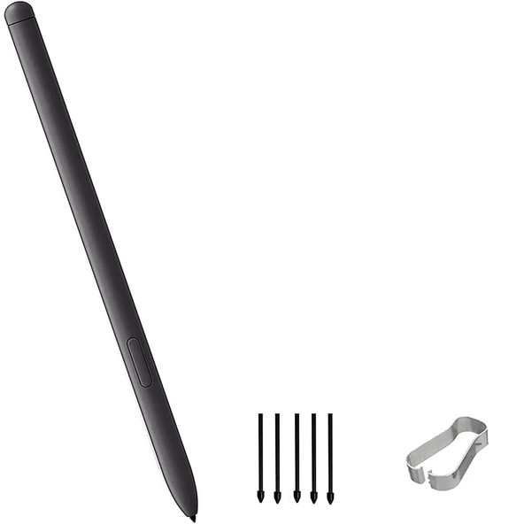 Samsung Galaxy Tab S10 FE 10.9" S10 FE Plus 13.1" Uyumlu Spen Stylus Tablet Kalemi Yedek Uç Seti  Siyah ürün görseli 1