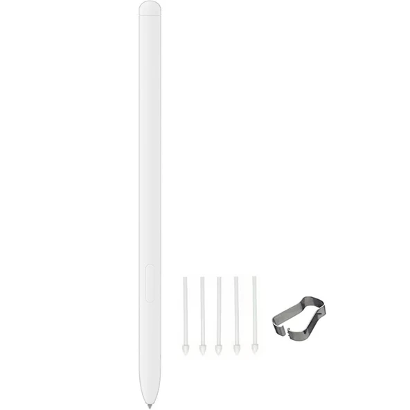 Samsung Galaxy Tab S10 Plus S10 Ultra Uyumlu Spen Stylus Tablet Kalemi Yedek Uç Seti  Beyaz ürün görseli 1