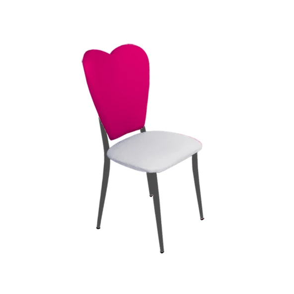 Aşk-ı Derun Sandalye - Pembe Beyaz ürün görseli 1