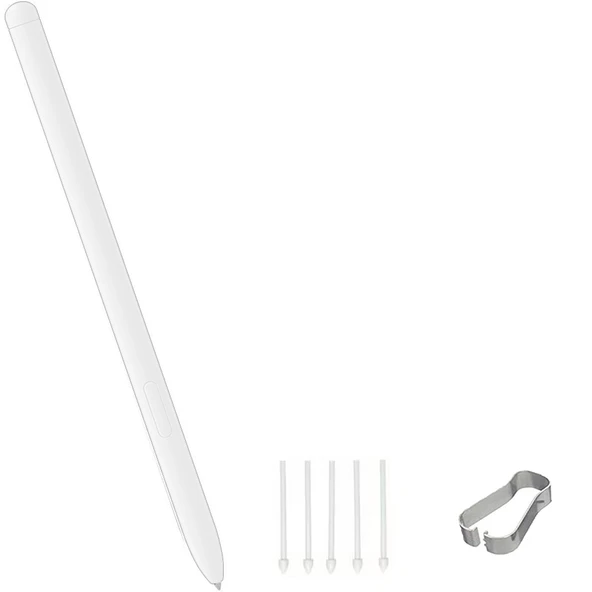 Samsung Galaxy Tab S10 FE 10.9" S10 FE Plus 13.1" Uyumlu Spen Stylus Tablet Kalemi Yedek Uç Seti  Beyaz ürün görseli 1